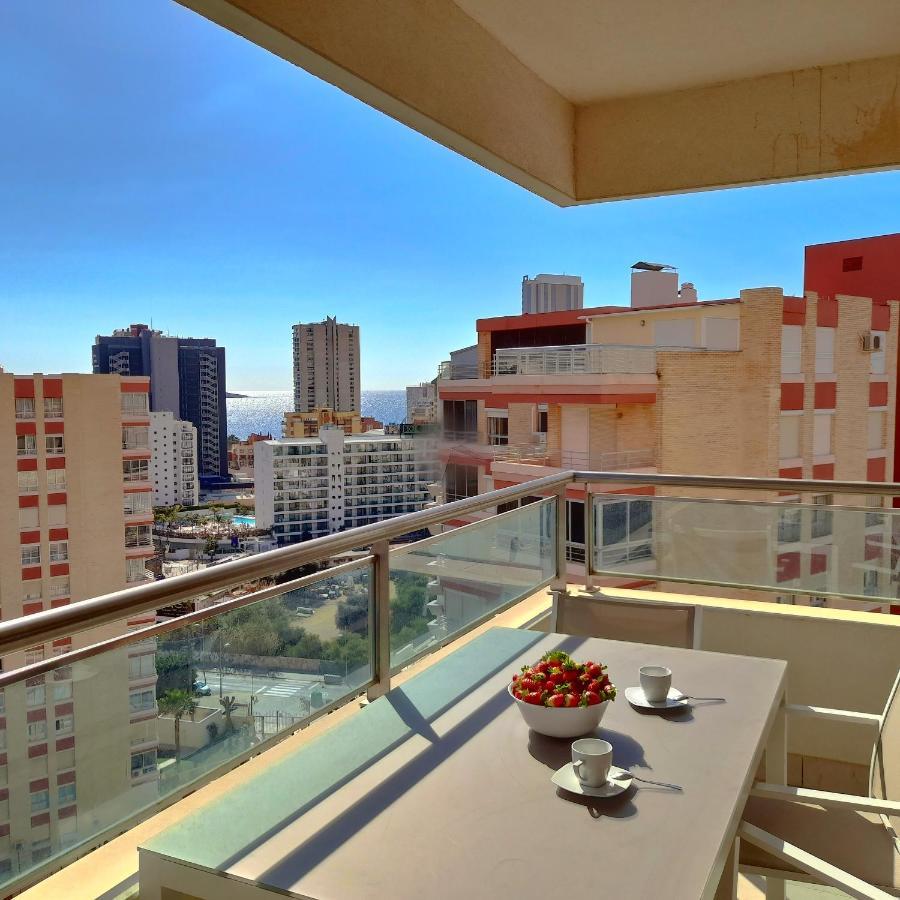Parque Torre Sol Boutique Apartment 12 Floor , Free Parking, Wi-Fi, Pool, ベニドルム エクステリア 写真