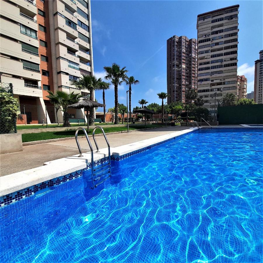 Parque Torre Sol Boutique Apartment 12 Floor , Free Parking, Wi-Fi, Pool, ベニドルム エクステリア 写真