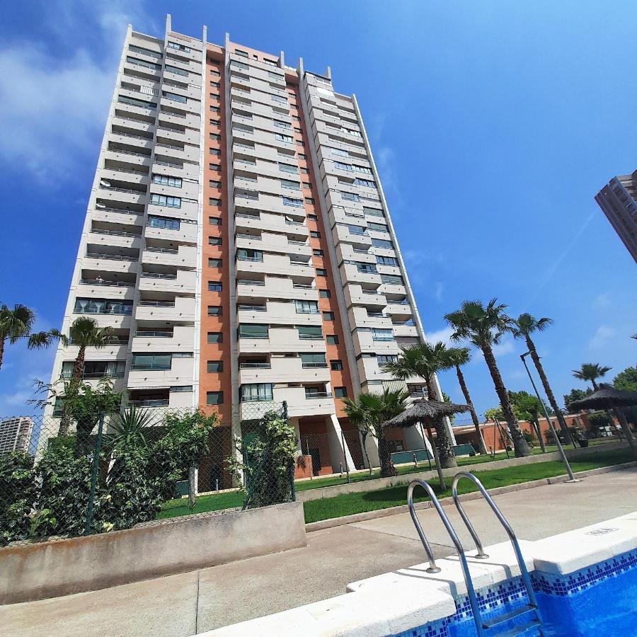 Parque Torre Sol Boutique Apartment 12 Floor , Free Parking, Wi-Fi, Pool, ベニドルム エクステリア 写真