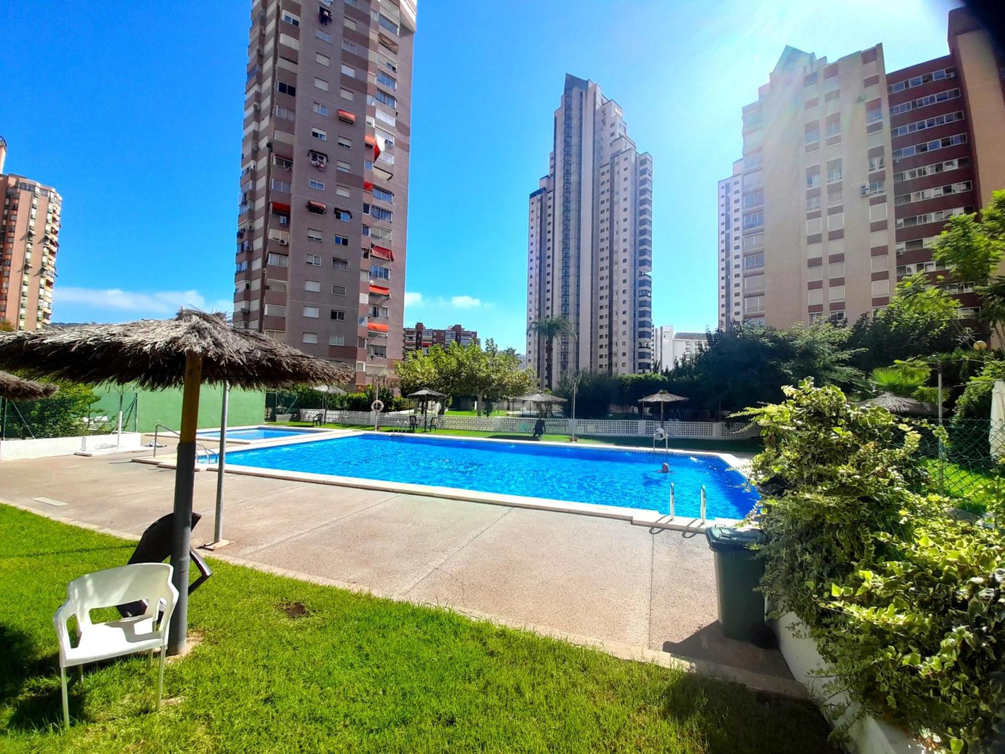 Parque Torre Sol Boutique Apartment 12 Floor , Free Parking, Wi-Fi, Pool, ベニドルム エクステリア 写真